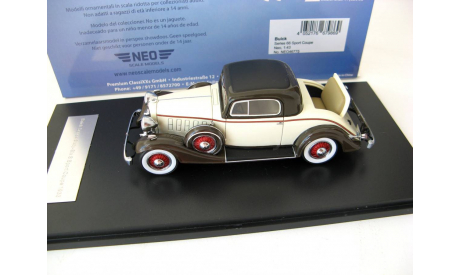 Buick Series Sixty-Six S Sport Coupe 1933 beige/black SALE!, масштабная модель, 1:43, 1/43, Neo Scale Models