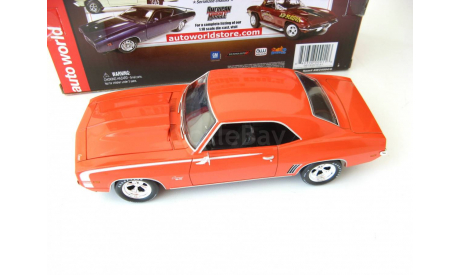 Chevrolet Camaro SS 1969 orange 1:24, масштабная модель, 1:43, 1/43, ERTL (Auto World)