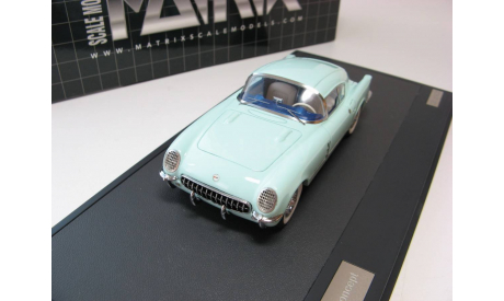 CHEVROLET CORVETTE Corvair Concept Coupe 1954 Light Green, масштабная модель, scale43, Matrix
