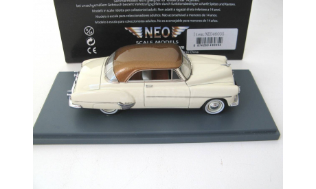 Chevrolet DeLuxe HT Coupe 1952 gold/beige, масштабная модель, scale43, Neo Scale Models