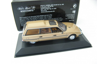 CITROËN CX Break 1980 Gold metallic, масштабная модель, Minichamps, scale43