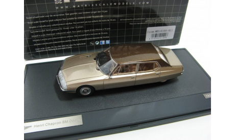 CITROEN SM Le Opera by Chapron 1972 Gold, масштабная модель, 1:43, 1/43, Matrix, Citroën