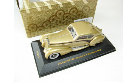 Delage D8 120 Letourneur & Marchand 1939 г. RARE!, масштабная модель, 1:43, 1/43, IXO Museum (серия MUS)