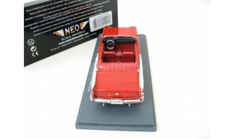 Dodge Custom Royal Lancer Convertible red/white 1959 г., масштабная модель, Neo Scale Models, scale43