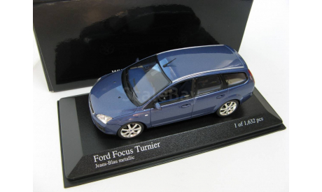 Ford Focus Turnier blue 2005 г., масштабная модель, 1:43, 1/43, Minichamps