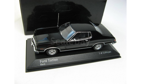 Ford Torino 1976 black, масштабная модель, 1:43, 1/43, Minichamps