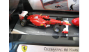 Formula 1 Alonso & Gonzalez Ferrari 150 Italia & 375 F1 60 Years of Victories RARE!, масштабная модель, Mattel Hot Wheels, scale43