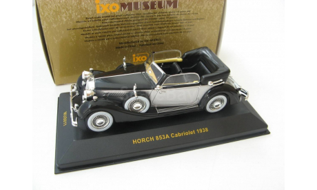 HORCH 853A CABRIOLET 1938 г. Редкая Музейка!, масштабная модель, 1:43, 1/43, IXO Museum (серия MUS)