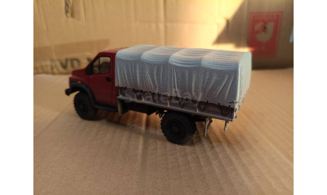 ГАЗ-С41А23 ’Садко-Next’ бортовой, масштабная модель, scale43
