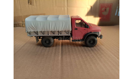 ГАЗ-С41А23 ’Садко-Next’ бортовой, масштабная модель, scale43