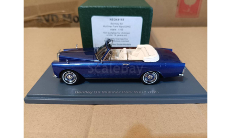 BENTLEY SII Mulliner Park Ward blue metallic 1959, масштабная модель, scale43, Neo Scale Models