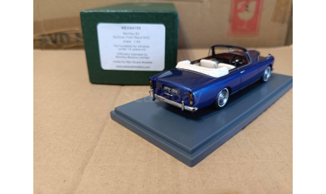 BENTLEY SII Mulliner Park Ward blue metallic 1959, масштабная модель, scale43, Neo Scale Models