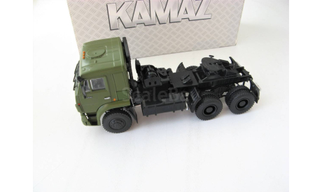КаМАЗ-65225 седельный тягач зеленый, масштабная модель, ПАО КАМАЗ, scale43