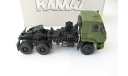 КаМАЗ-65225 седельный тягач зеленый, масштабная модель, ПАО КАМАЗ, scale43