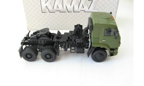 КаМАЗ-65225 седельный тягач зеленый, масштабная модель, ПАО КАМАЗ, scale43