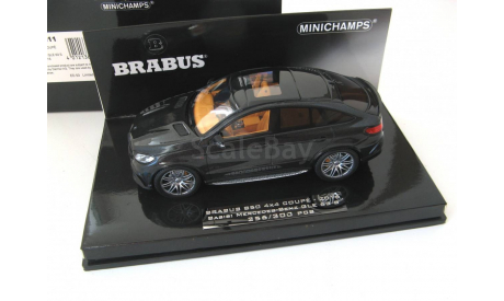 Brabus 850 4x4 coupe based on Mercedes-Benz AMG GLE 63S 2016 black metallic, масштабная модель, 1:43, 1/43, Minichamps