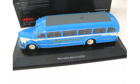 Mercedes-Benz O 6600 cream/blue. Редкий Шуко!, масштабная модель, scale43, SCHUCO