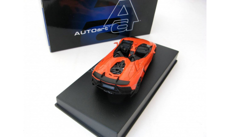 Lamborghini Aventador J Roadster 2012 orange/black, масштабная модель, scale43, Autoart