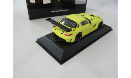 Mercedes-Benz SLS AMG GT3 2011 yellow, масштабная модель, scale43, Minichamps