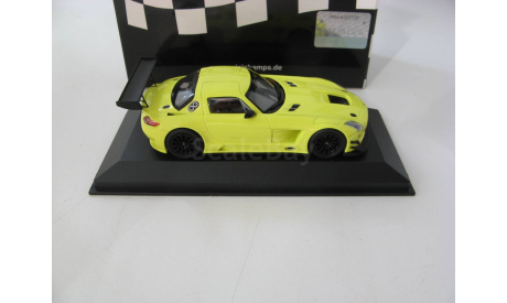 Mercedes-Benz SLS AMG GT3 2011 yellow, масштабная модель, scale43, Minichamps