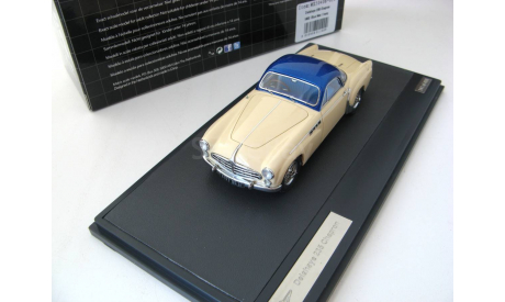 DELAHAYE 235 Chapron Coupe 1953 White/Blue, масштабная модель, scale43, Matrix