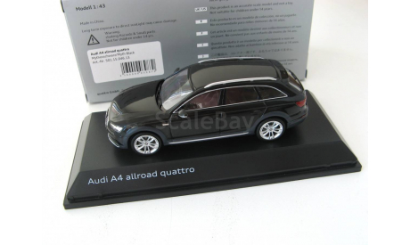 Audi A4 Allroad Quattro myth black, масштабная модель, scale43, Spark