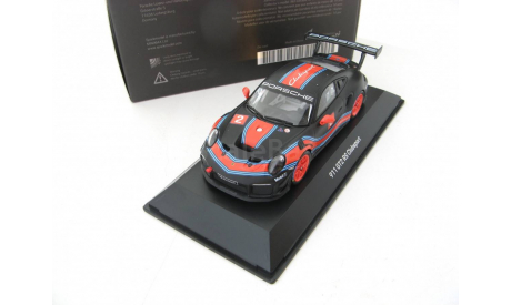 Porsche 911 (991 II) GT2 RS Clubsport #2 black/red/blue, масштабная модель, scale43, Spark