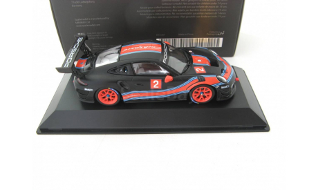 Porsche 911 (991 II) GT2 RS Clubsport #2 black/red/blue, масштабная модель, scale43, Spark