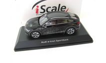 Audi e-tron sportback 2020 black, масштабная модель, scale43, iScale
