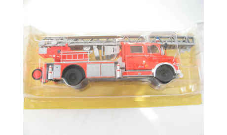 Mercedes-Benz L1519 fire Department with telescopic ladder, масштабная модель, scale43, Atlas