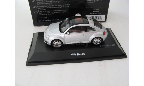 VW Beetle reflex silver, масштабная модель, scale43, Schuco, Volkswagen