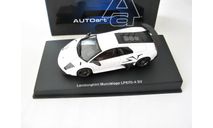 Lamborghini Murcielago LP670-4 SV 2009 (white), масштабная модель, scale43, Autoart