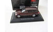 Mercedes-Benz E-Сlass T-modell dark red metallic, масштабная модель, scale43, Schuco