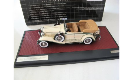 CORD L-29 Phaeton Sedan (открытый) 1931 Beige, масштабная модель, Matrix, scale43