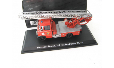 Mercedes-Benz L319 Feuerwehr mit Drehleiter DL18 Редкий Шуко!, масштабная модель, scale43, Schuco