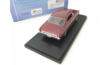 Chevrolet Nova SS Hardtop 1966 dark red metallic RARE!, масштабная модель, scale43, Neo Scale Models