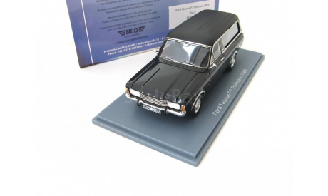 FORD Taunus P7 Pollmann Funeral  (катафалк) 1969 Black, масштабная модель, 1:43, 1/43, Neo Scale Models