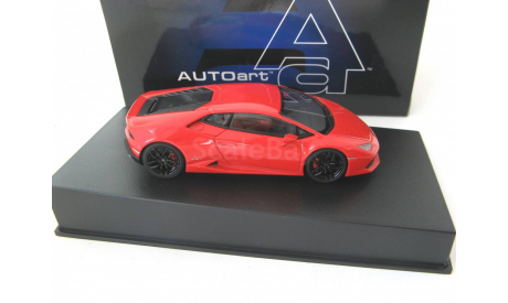 Lamborghini Huracan LP610-4 2014 red, масштабная модель, scale43, Autoart