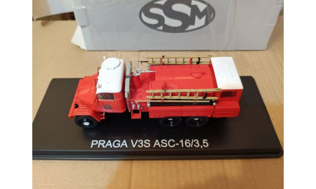 PRAGA V3S ASC-16/3,5 пожарная, масштабная модель, 1:43, 1/43, Start Scale Models (SSM)