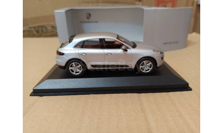 Porsche Macan 2014 silver, масштабная модель, Minichamps, scale43
