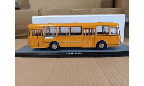 ЛиАЗ-677Э оранжевый Экспортный, масштабная модель, scale43, Classicbus