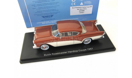 BUICK Roadmaster Hardtop Coupe 1957 Metallic Brown/Crеme, масштабная модель, scale43, Neo Scale Models