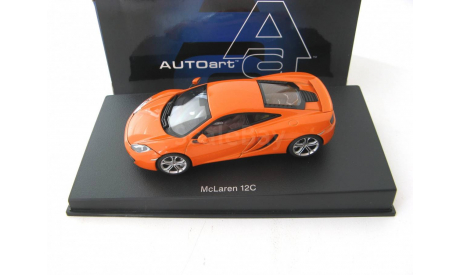 McLaren MP4-12C 2011 Orange metallic, масштабная модель, scale43, Autoart