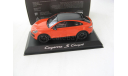 Porsche Cayenne S Coupe 2019 orange, масштабная модель, scale43, Norev