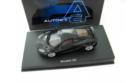 McLaren MP4-12C 2011 black metallic, масштабная модель, scale43, Autoart