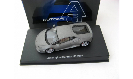 Lamborghini Huracan LP610-4 2014 mat gray, масштабная модель, 1:43, 1/43, Autoart