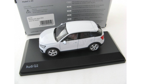 Audi Q2 glacier white, масштабная модель, 1:43, 1/43, iScale