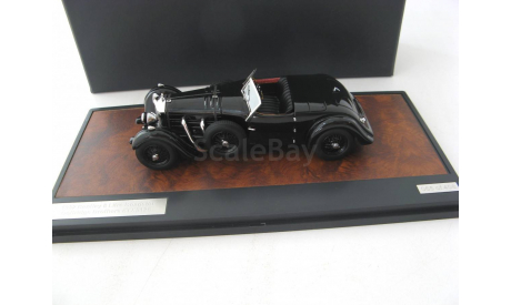 BENTLEY 8 Litre Dottridge Brothers Tourer #YX5125 (открытый) 1932 Black, масштабная модель, 1:43, 1/43, Matrix