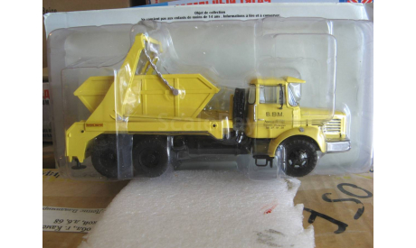 Berliet GLM 12 6x4 Container Transporter 1965 cream yellow, масштабная модель, Hachette, scale43