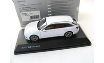 Audi A6 Avant glacier white, масштабная модель, iScale, scale43